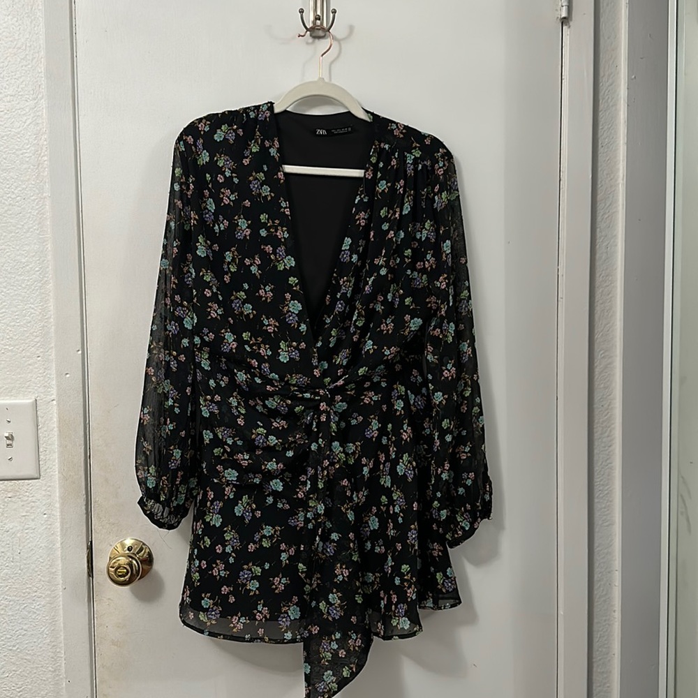 Zara black dress